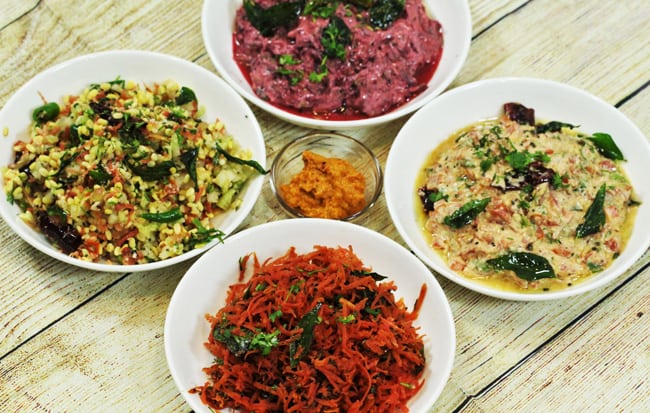 4 Types Koshimbiri - Marathi Recipe