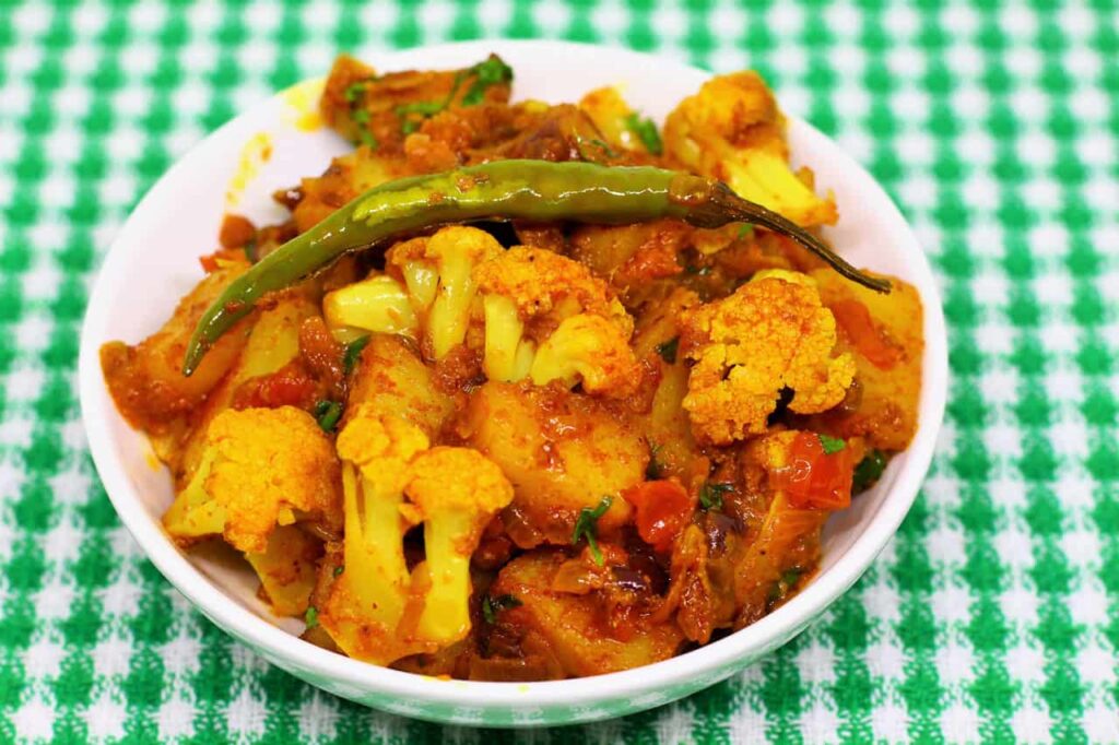 Aloo Gobi Masala - Marathi Recipe