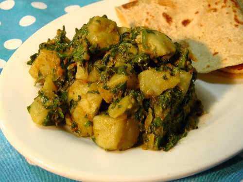 Aloo Palak Sabzi