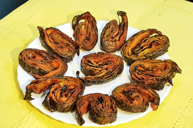 Alu Vadi - Marathi Recipe