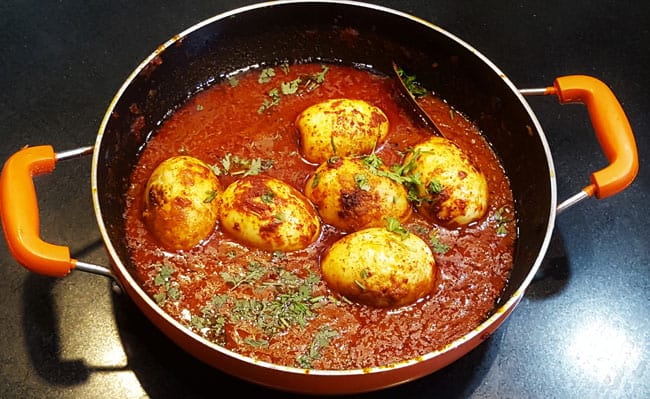 Anda Masala - Marathi Recipe