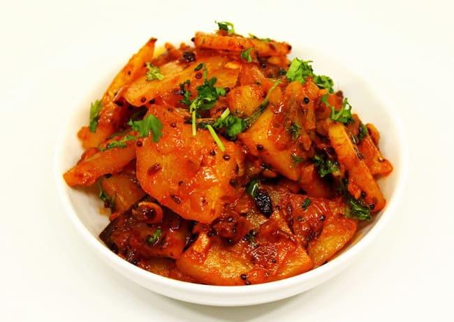 Batatyachya Kacharya - Marathi Recipe