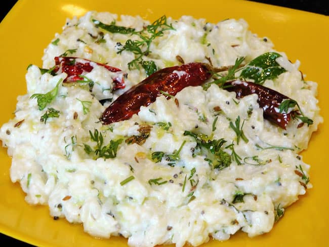 Dahi Bhat - Marathi Recipe