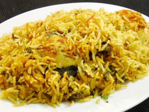 Egg Biryani - Anda Biryani