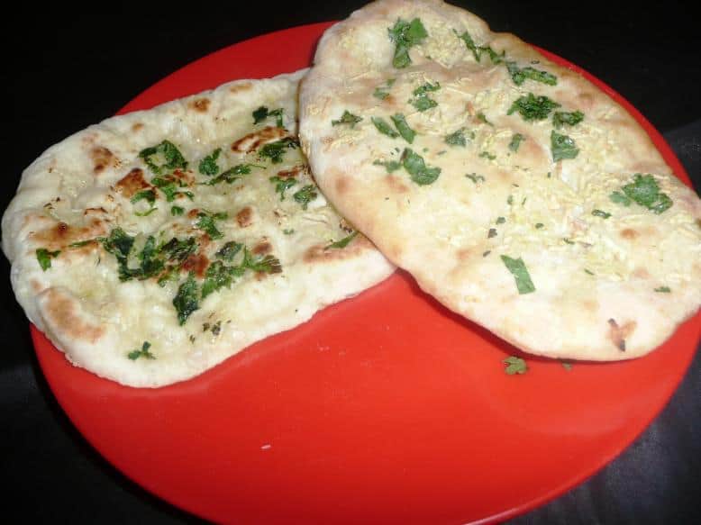 Garlic Naan - Naan without yeast