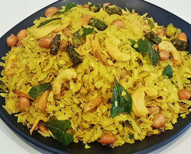 Jaad Pohe Chivada - Marathi Recipe