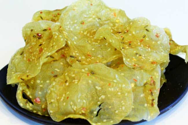 Jwariche Papad - Marathi Recipe
