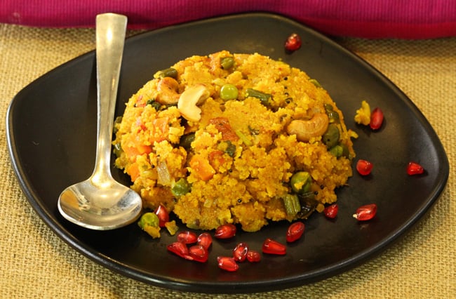Khara Bhat - Marathi Recipe