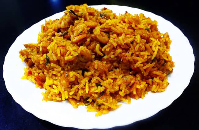 Kolambi Bhat - Marathi Recipe