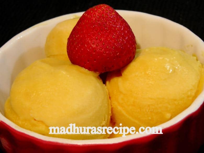 Mango Ice Cream