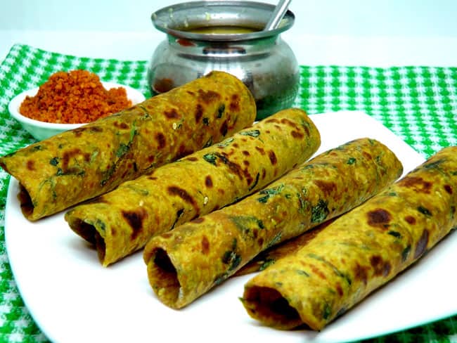 Methi Paratha - Marathi Recipe