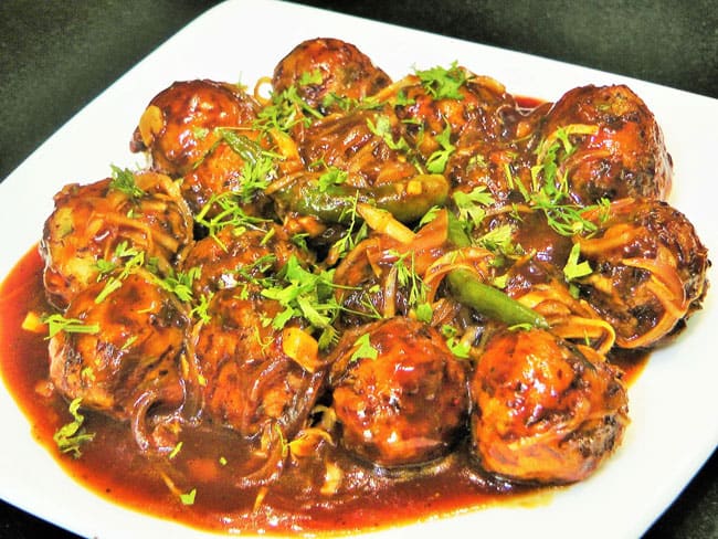 Mixed Vegetable Manchurian