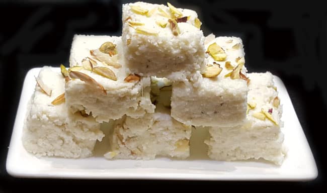 Paneer Burfi - Hindi recipe