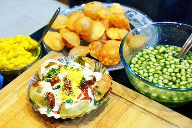 Sev Puri Dahi Puri - Marathi Recipe