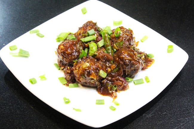 Veg Manchurian - Marathi Recipe