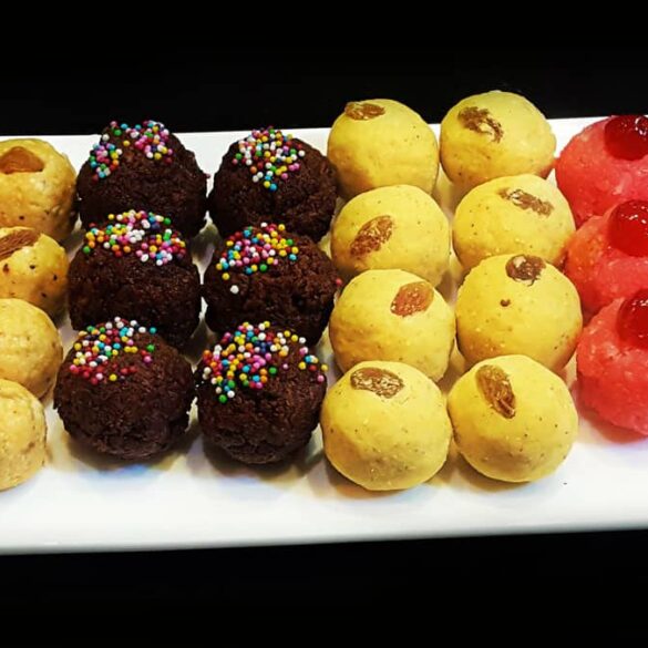 4 Types Ladoo - Marathi Recipe