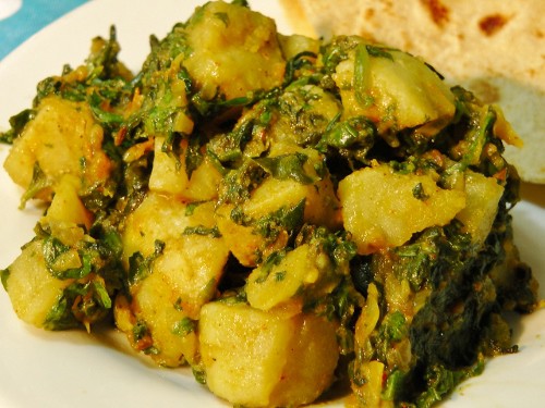 Aloo Palak Sabzi