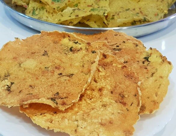Batata Papad - Marathi Recipe