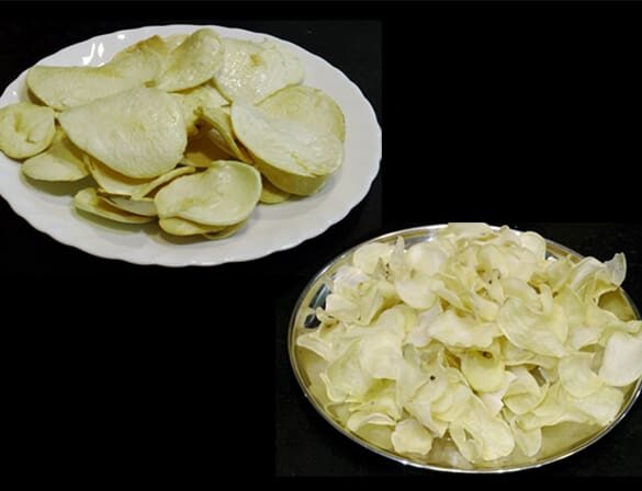 Batata Wafers - Marathi Recipe