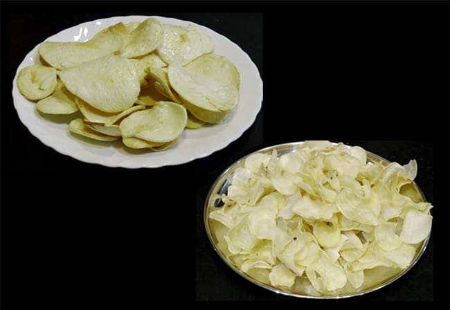 Batata Wafers - Marathi Recipe