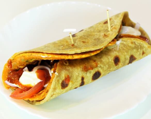 Besan Chilla Roll