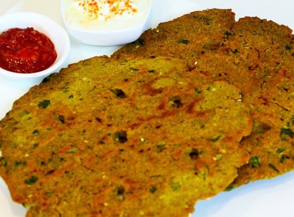 Bhajaniche Thalipeeth - Marathi Recipe