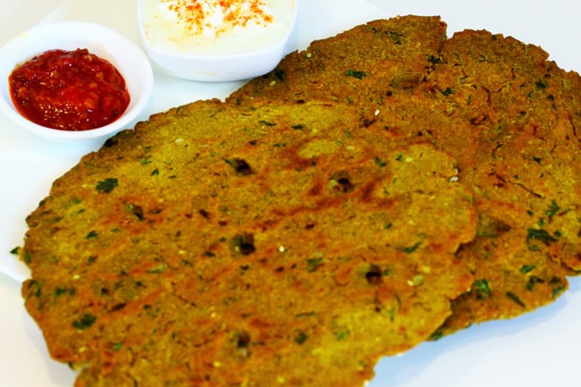 Bhajaniche Thalipeeth - Marathi Recipe