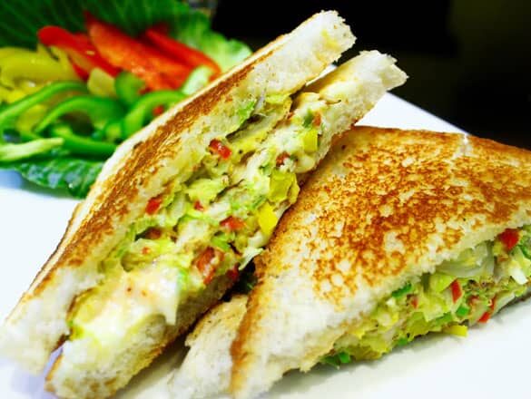 Cabbage Vegetable Sandwich