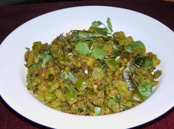 Capsicum Sabzi with Besan