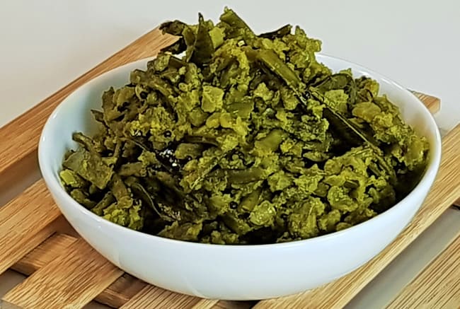 Gawar Masala in Green chili - Marathi Recipe