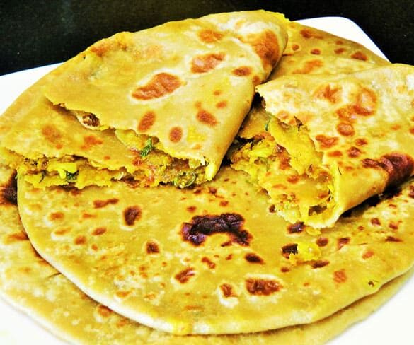 Gobi Paratha - Marathi Recipe