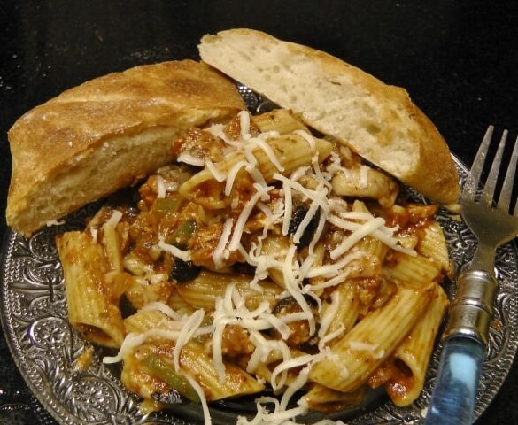 Homemade Penne Pasta