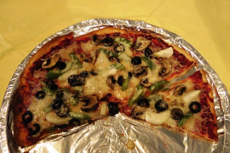 Homemade Yeast free Pizza