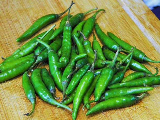 How to store green chilies for months