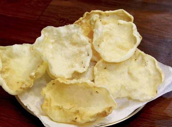 Instant Rava Papad - Marathi Recipe