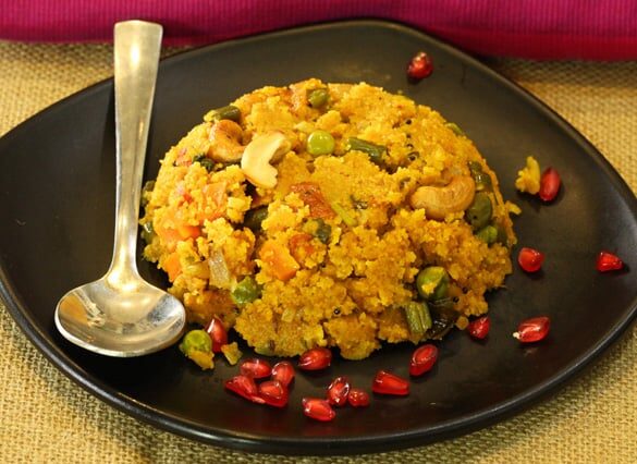 Khara Bhat - Marathi Recipe