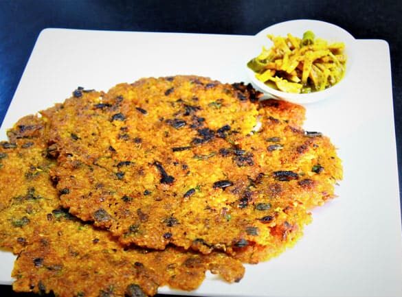 Left Over Rice Paratha - Hindi Recipe