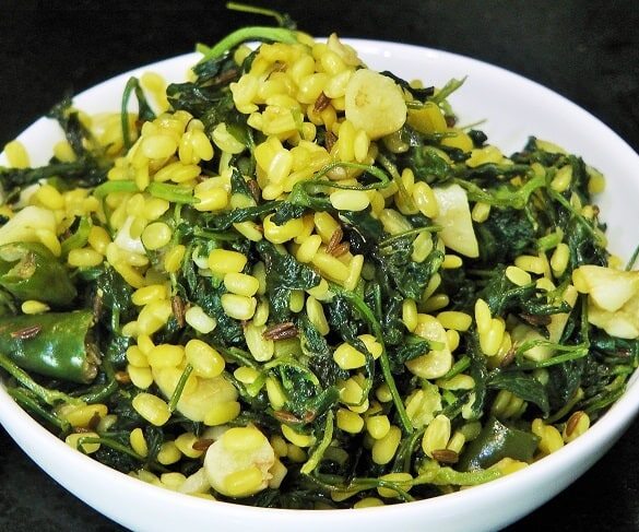 Methichi Bhaji - Marathi Recipe