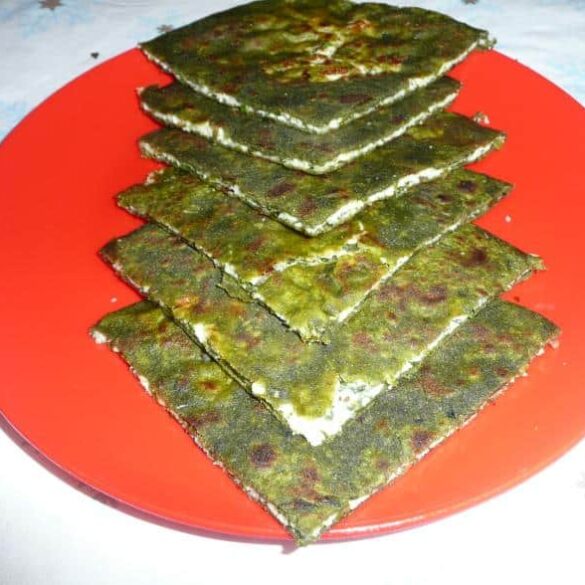 Palak Paneer Paratha