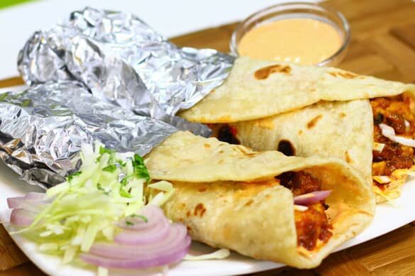 Paneer Frankie - Marathi Recipe