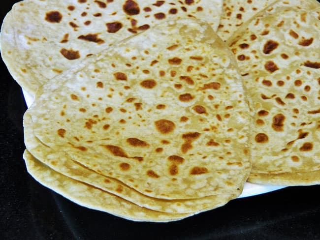 Plain Paratha - Marathi Recipe