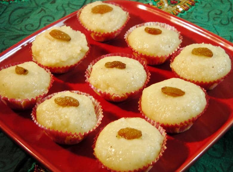 Rava Coconut Ladoo