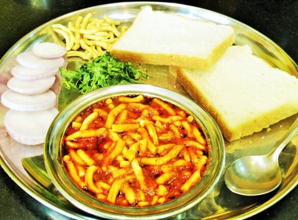 Shev Bhaji - Marathi Recipe