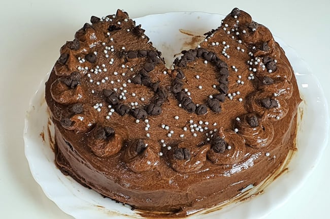 Simple Chocolate Cake - Marathi Recipe