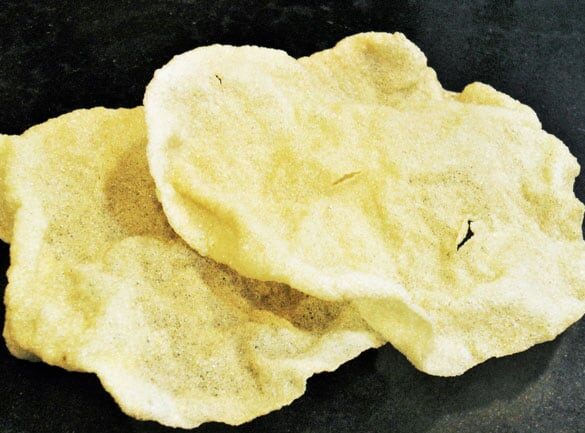 Tandul Papad - Marathi Recipe