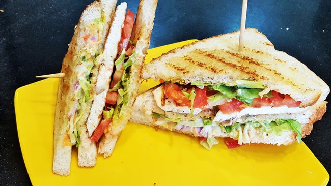 Veg Club Sandwich