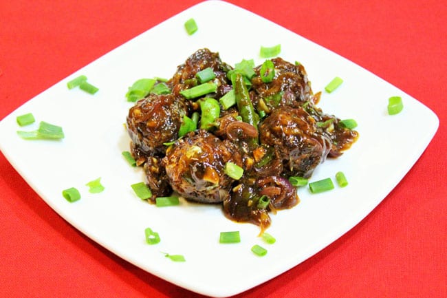 Veg Manchurian - Marathi Recipe