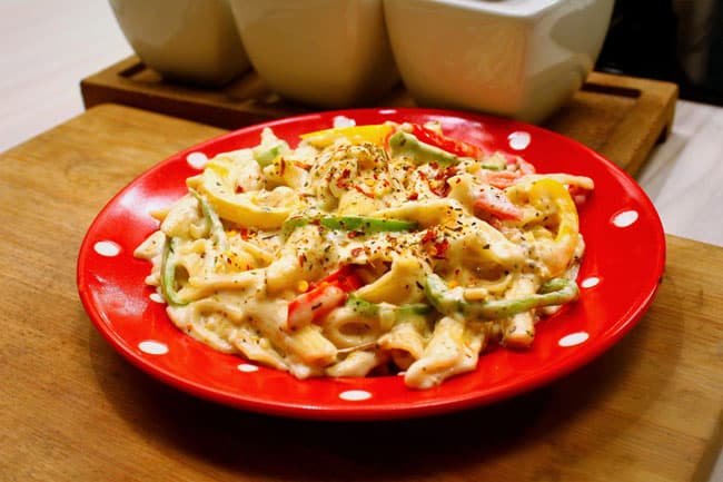 White Sauce Penne Pasta