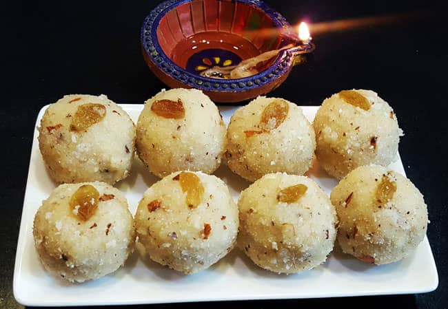 Zatpat Rava Ladoo - Marathi Recipe